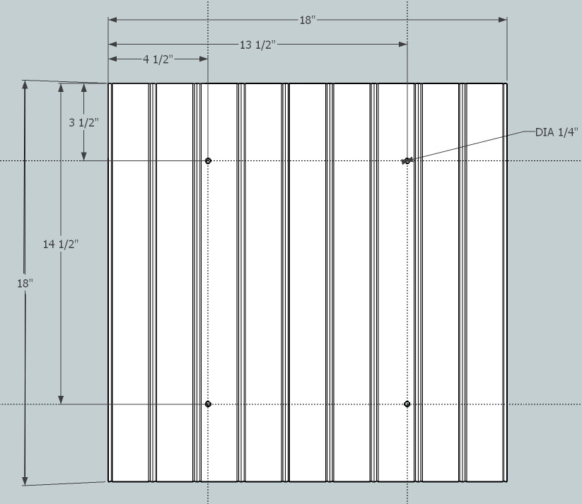 simple beadboard frame