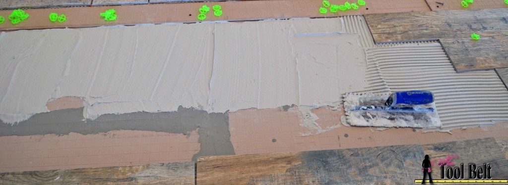 barnwood tile lay tiles
