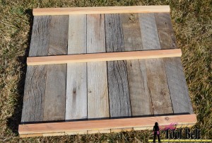 back of rustic plank photo backdrop