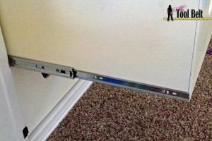 media center drawer slides