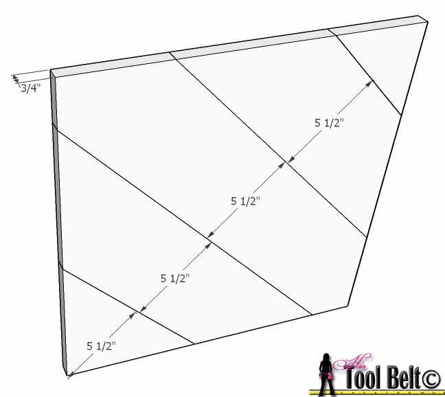 chevron bed panel