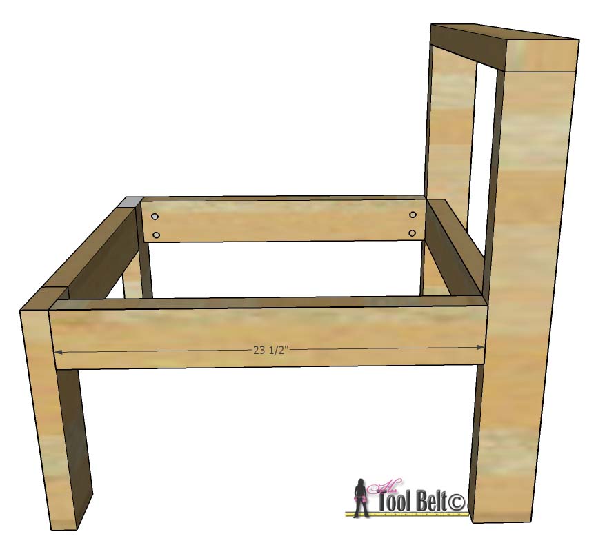 Build your own outdoor seating from 2x4's with these free and easy plans on hertoolbelt.com