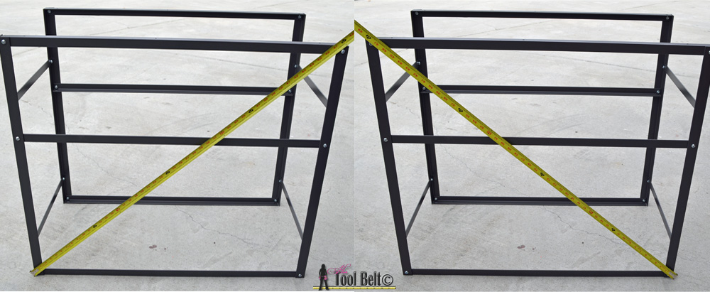 rolling table measure to make square