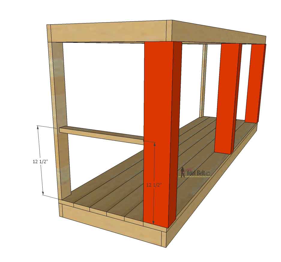 Build a console table with awesome scroll legs, definitely a statement piece! Free woodworking plans.