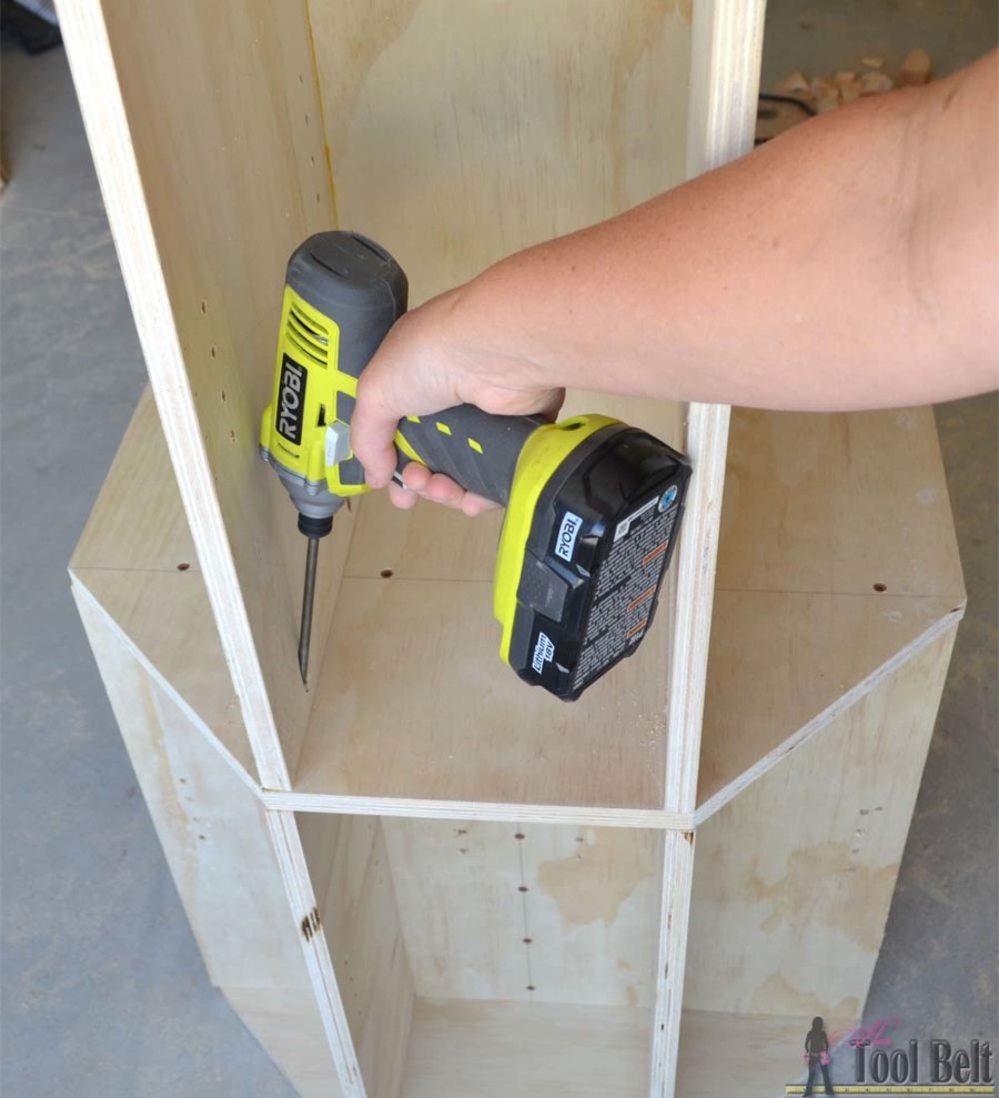 Step 9 attach center H