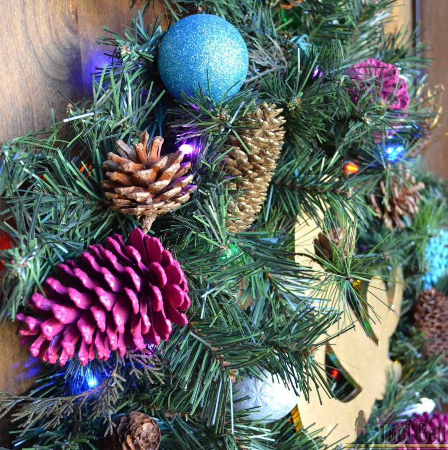 Create a very Merry and Bright Christmas Wreath Trio for your front door this holiday season.