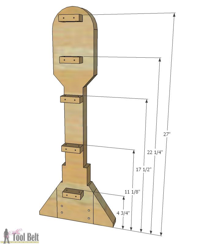 R2D2 side table shelf supports copy