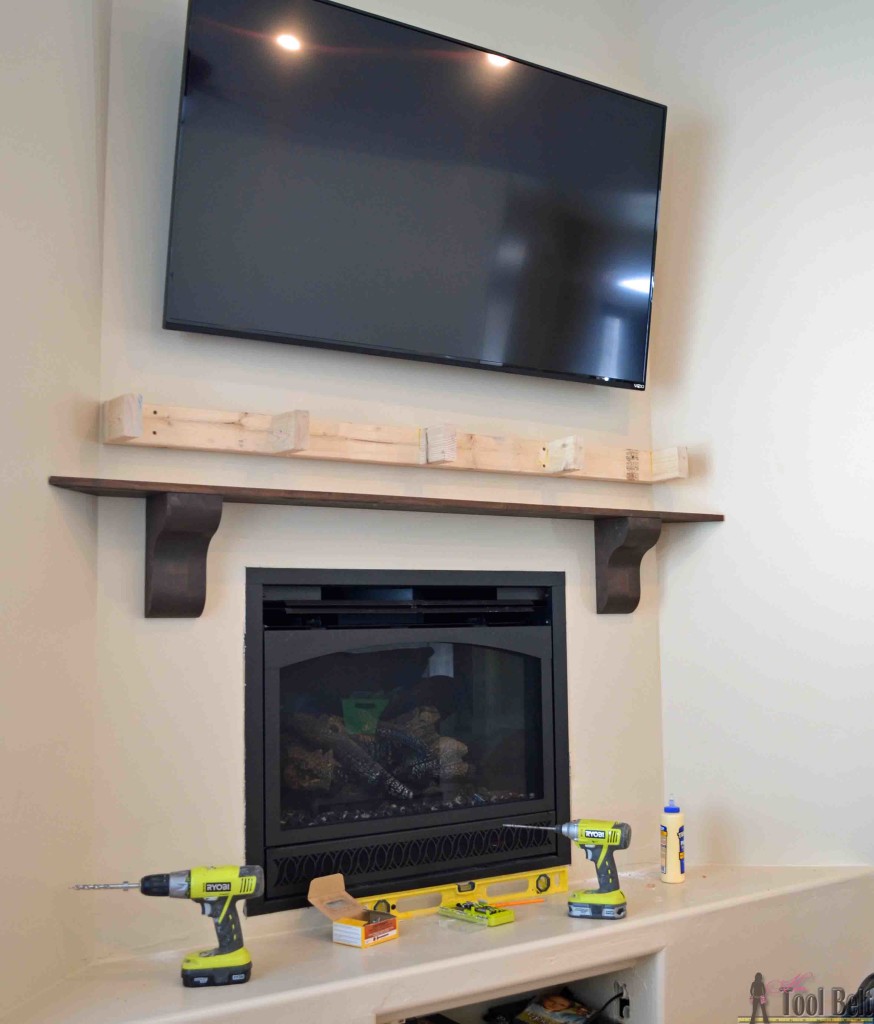 Create that room focal point that you've been dreaming about. DIY fireplace mantel shelf for about $210 in knotty alder!