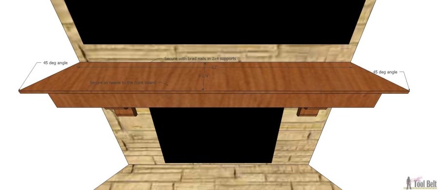 Create that room focal point that you've been dreaming about. DIY fireplace mantel shelf for about $210 in knotty alder!