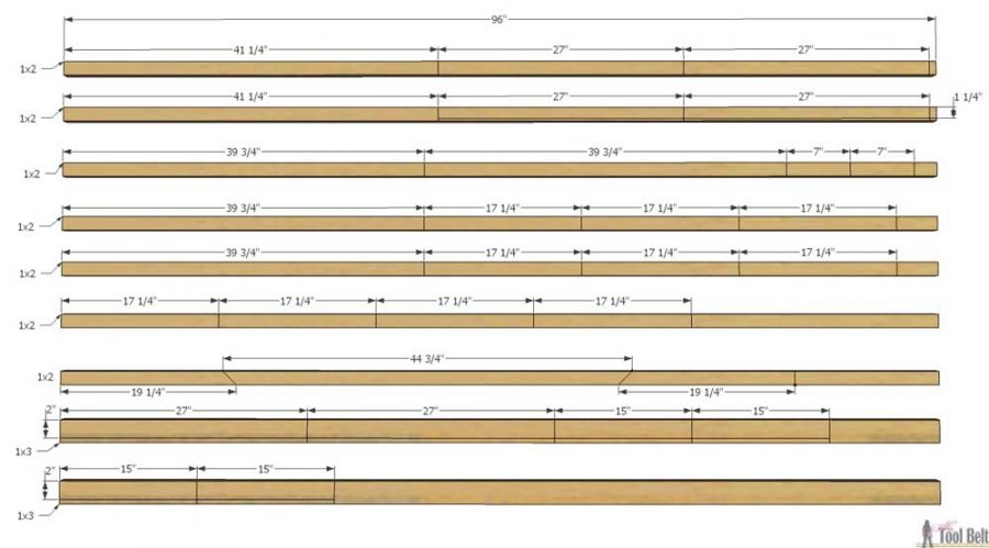 Free plans to build a DIY 5 drawer dresser/changing table with bead board detail.
