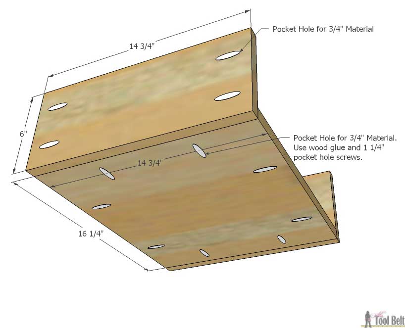 Free plans to build a DIY 5 drawer dresser/changing table with bead board detail.
