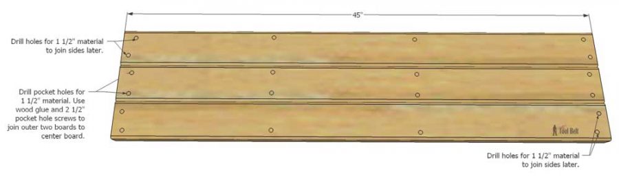 Build a rustic console table from simple 2x4 lumber. Free plans and building tutorial.