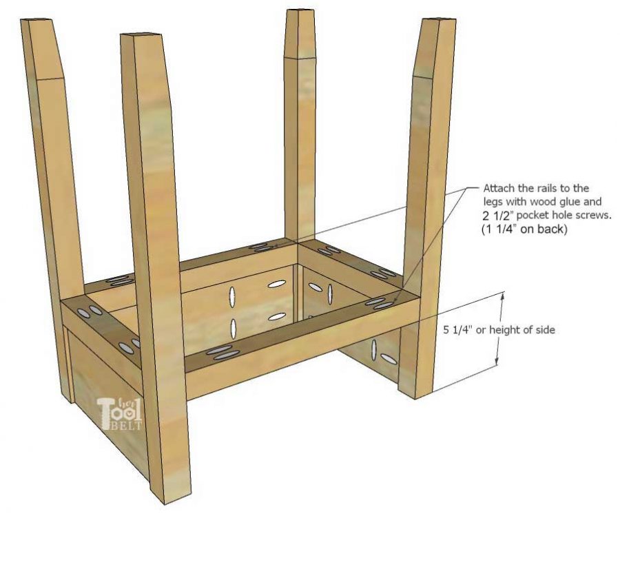 The Ashley nightstand is a simple nightstand with an enclosed shelf. Build this nightstand for about $15 in lumber...or it's perfect to use up scrap wood. Free plans on hertoolbelt.com