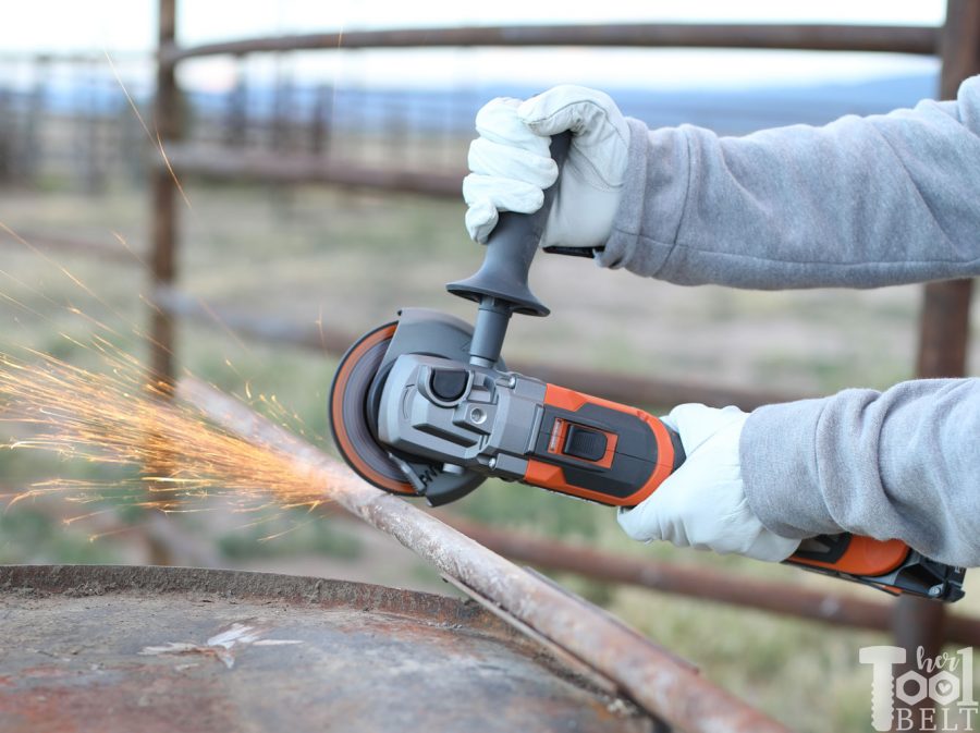 Tool Review of the 18 volt octane battery powered Ridgid angle grinder.