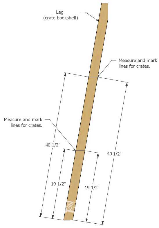 Free plans to build an easy leaning crate ladder bookshelf and desk system for kids. The crates are great to organize and store books and toys. Free plans on hertoolbelt.com