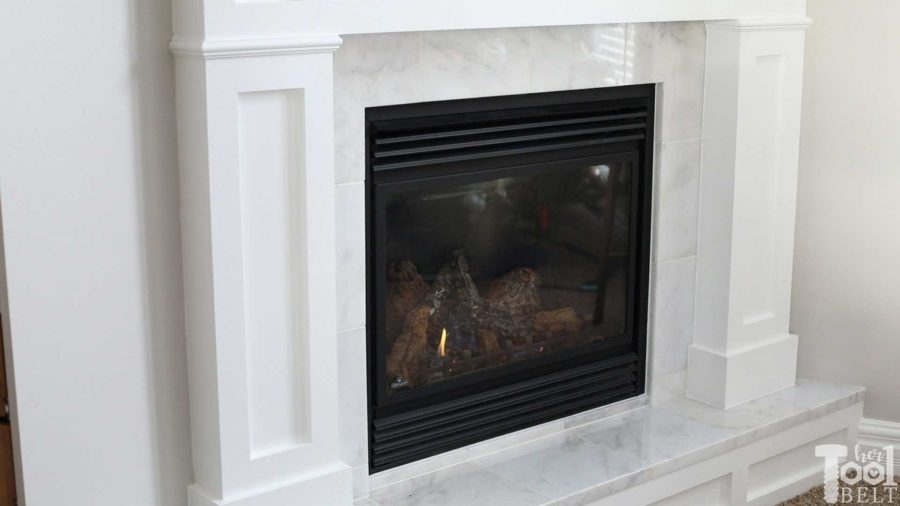 How to open and clean gas fireplace glass. Get rid of the gunk on the inside of the fireplace glass.